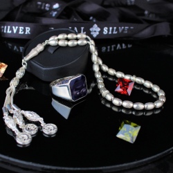 Silver set: Ring&Rosary - 1453