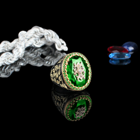 Серебряное кольцо(motif) - 135SA
